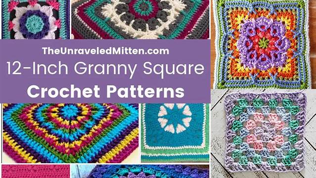 86+ 12 Inch Granny Square Patterns Free