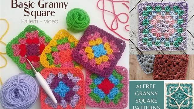 75+ 8 Inch Granny Square Patterns