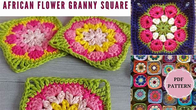 28+ African Flower Granny Square Patterns