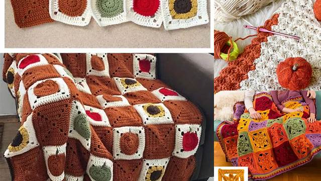 24+ Autumn Crochet Blanket Patterns Free