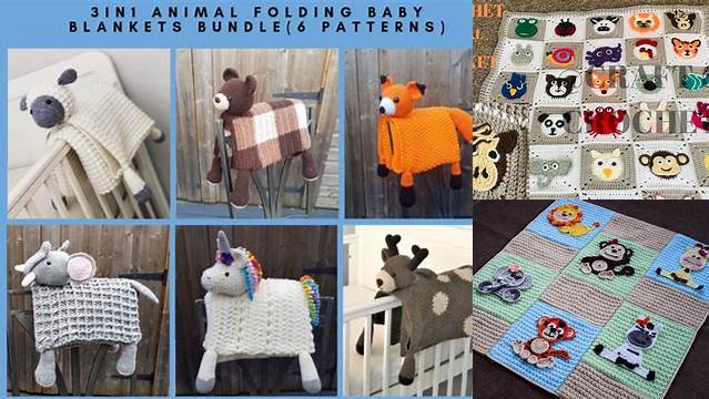 6+ Baby Blanket Crochet Pattern Animal