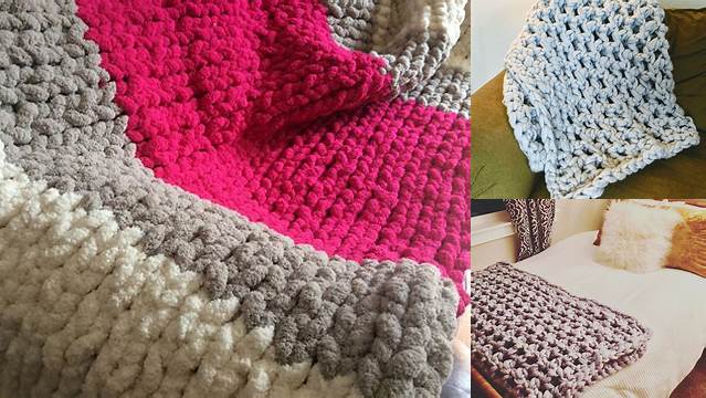 67+ Baby Blanket Crochet Pattern Jumbo Yarn