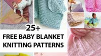 55+ Baby Blanket Knitting Patterns For Beginners Free