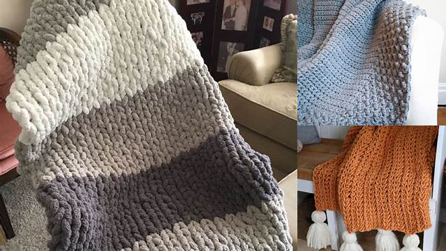 48+ Best Crochet Blanket Pattern For Chunky Yarn