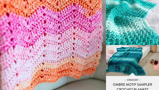 87+ Best Crochet Blanket Pattern For Ombre Yarn