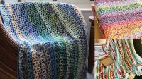 32+ Best Crochet Blanket Patterns For Variegated Yarn