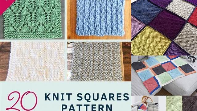 14+ Best Free Knitting Patterns Blanket Squares Pdf Straight Needles