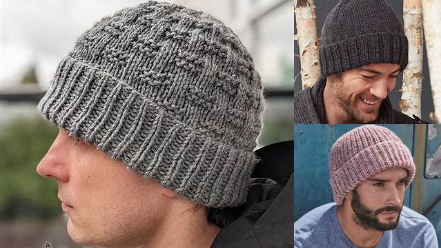 44+ Best Free Knitting Patterns For Men's Hats On Straight Needles