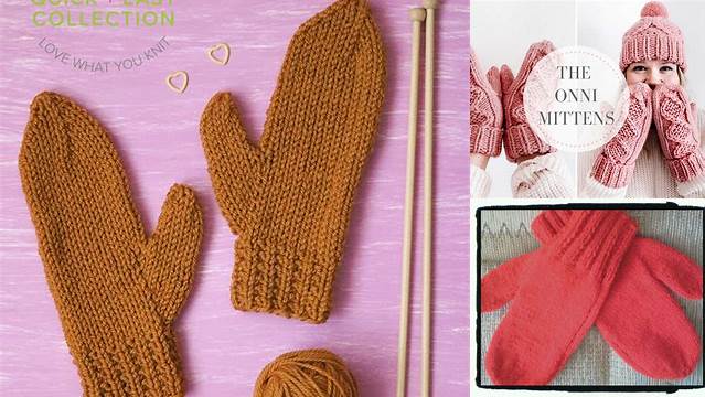 36+ Best Free Knitting Patterns For Mittens On Two Needles Uk