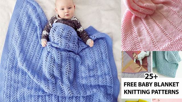 60+ Best Free Printable Knitting Patterns For Baby Blankets Uk