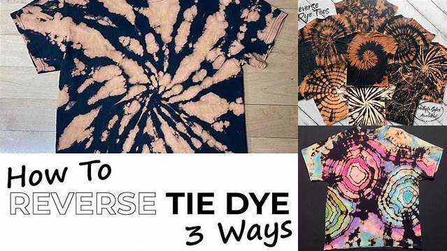 33+ Best Reverse Tie Dye Patterns