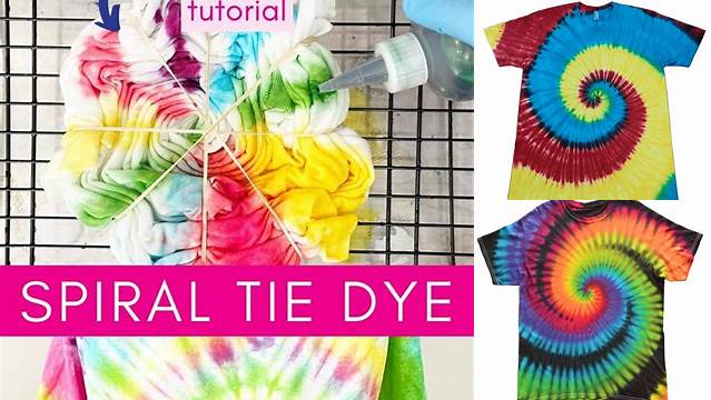 18+ Best Spiral Tie Dye Technique