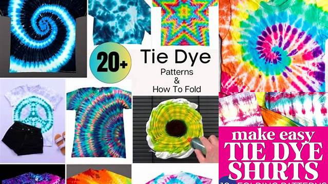 10+ Best Tie Dye Folds