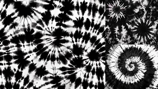 63+ Black And White Tie Dye Pattern