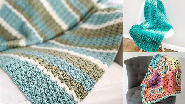 83+ Blanket Crochet Patterns That Use Less Yarn