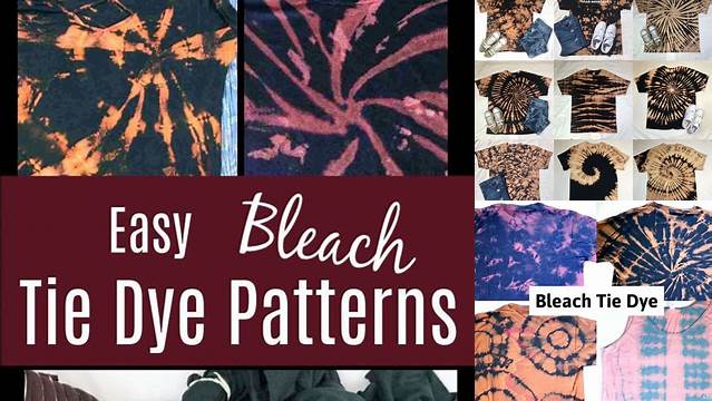 96+ Bleach Tie Dye Folding Patterns