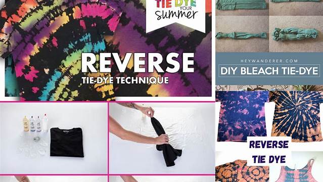 22+ Bleach Tie Dye Folding Techniques With Pictures