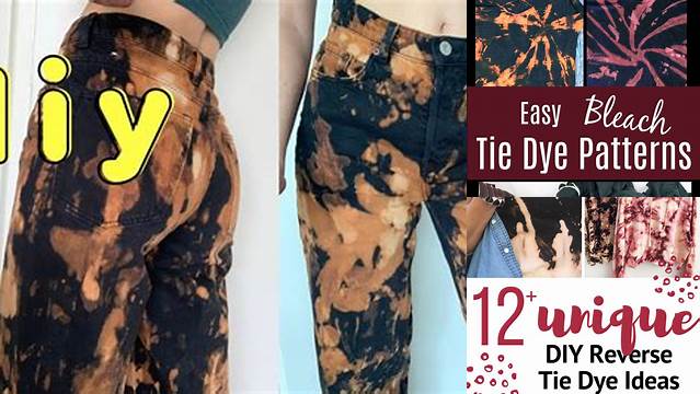 42+ Bleach Tie Dye Pants Patterns