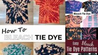 50+ Bleach Tie Dye Patterns How To