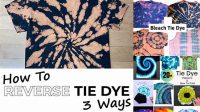 80+ Bleach Tie Dye Patterns Step By Step With Pictures