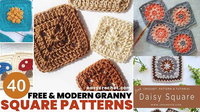 32+ Boho Granny Square Patterns Free