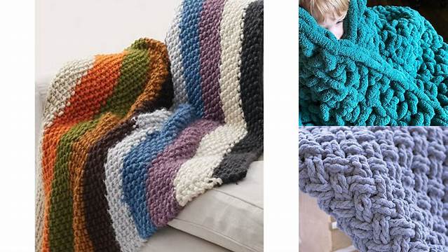 43+ Bulky Yarn Crochet Throw