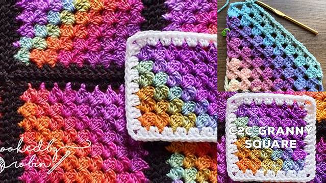 54+ C2c Granny Square Patterns Free