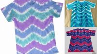 42+ Chevron Tie Dye Folding