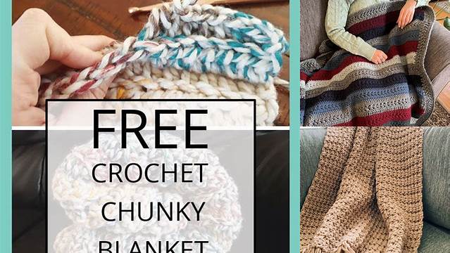 59+ Chunky Crochet Blanket Pattern Easy