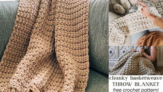 21+ Chunky Crochet Blanket Pattern For Beginners