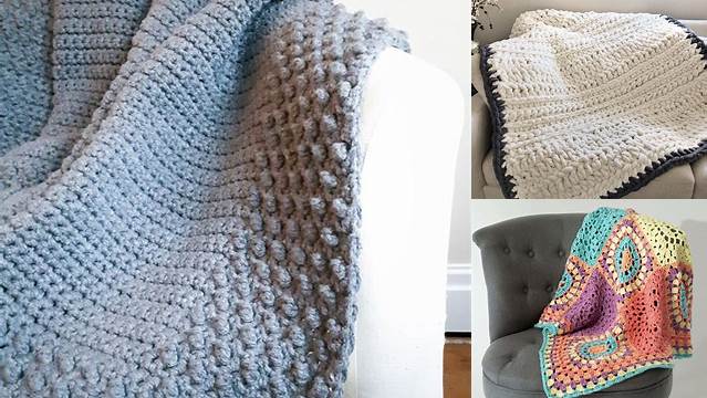 5+ Chunky Yarn Crochet Blanket