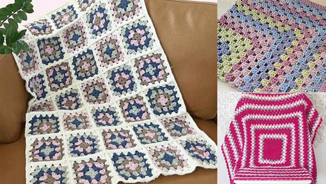 55+ Continuous Granny Square Blanket Patterns Free