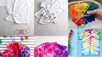 51+ Cool Tie Dye Designs With Rubber Bands