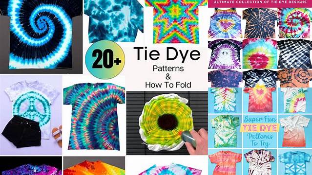 54+ Cool Tie Dye Patterns And How To Do Them