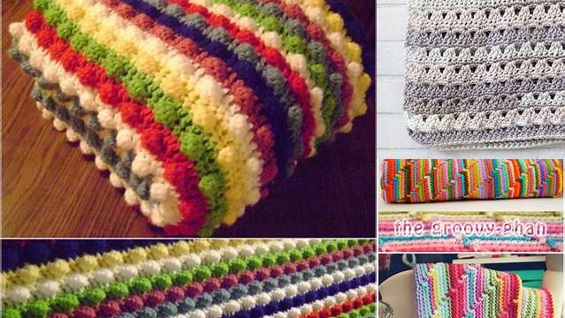 28+ Crochet Afghan Patterns For Beginners