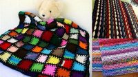 13+ Crochet Afghan Patterns To Use Up Scrap Yarn