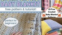 95+ Crochet Baby Blanket Pattern Chunky Yarn