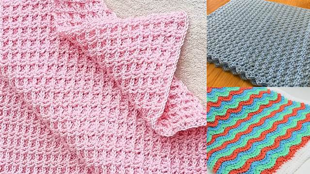 70+ Crochet Baby Blanket Patterns Etsy