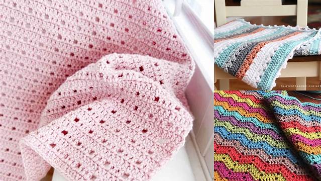 56+ Crochet Baby Blanket Patterns For Beginners Free