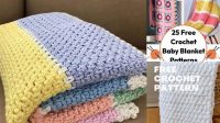 76+ Crochet Baby Blanket Patterns For Chunky Yarn