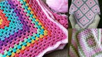 45+ Crochet Baby Blanket Patterns Granny Squares