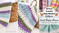 92+ Crochet Baby Blanket Patterns Modern