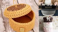 68+ Crochet Basket With Cover