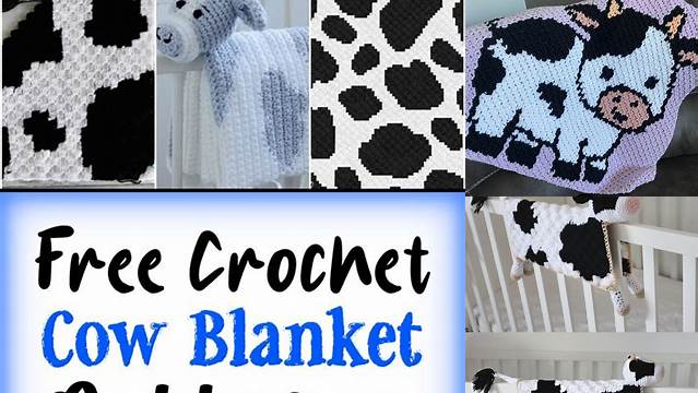 39+ Crochet Blanket Cow Pattern