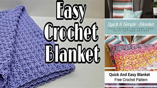 86+ Crochet Blanket Easy Fast