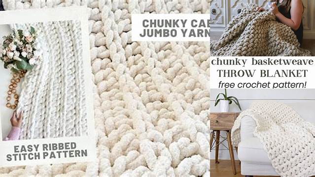 87+ Crochet Blanket Easy Thick Yarn