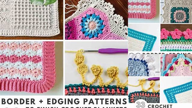 33+ Crochet Blanket Edging Easy