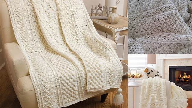 99+ Crochet Blanket Pattern Aran