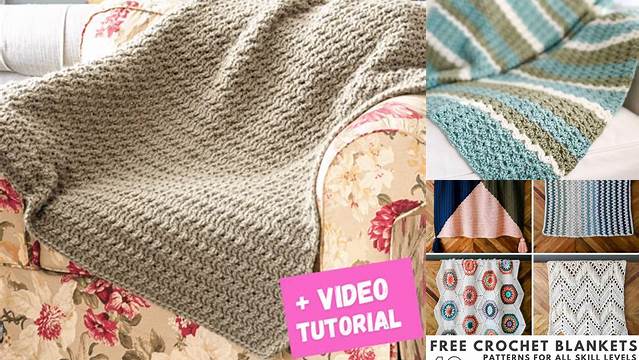 14+ Crochet Blanket Pattern Beginner Free