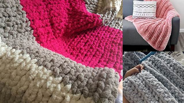 42+ Crochet Blanket Pattern Big Yarn